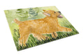 Norwich Terrier Cutting Board Tempered Glass Kitchen Cutting Surface, Heat Resistant Chopping, Non-Slip Feet, Food Prep & Serving