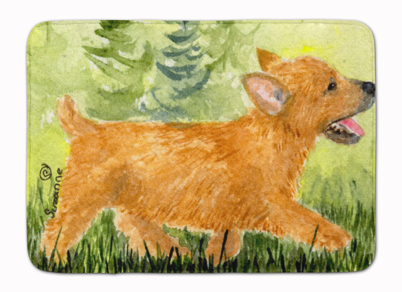 Norwich Terrier Memory Foam Kitchen Mat Machine Washable Anti-Fatigue Cushion Comfort Bath or Kitchen Rug