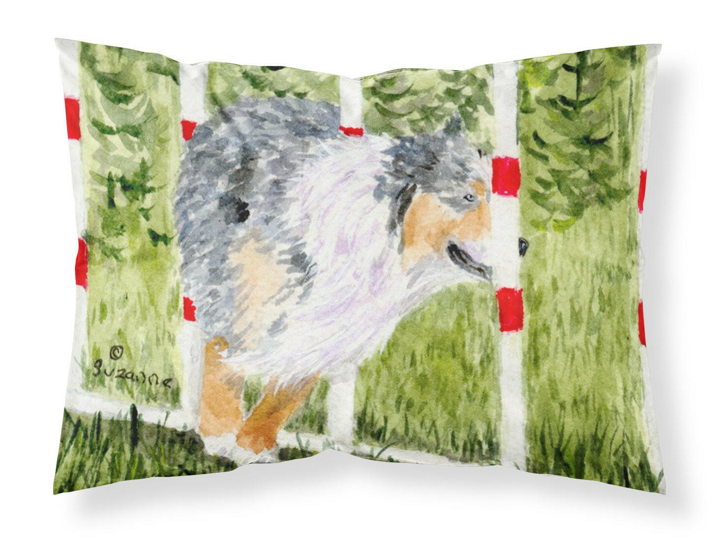 Australian Shepherd Standard Pillowcase Lightweight Super Soft Easy Care Decorative Artwork Pillowcase, Standard