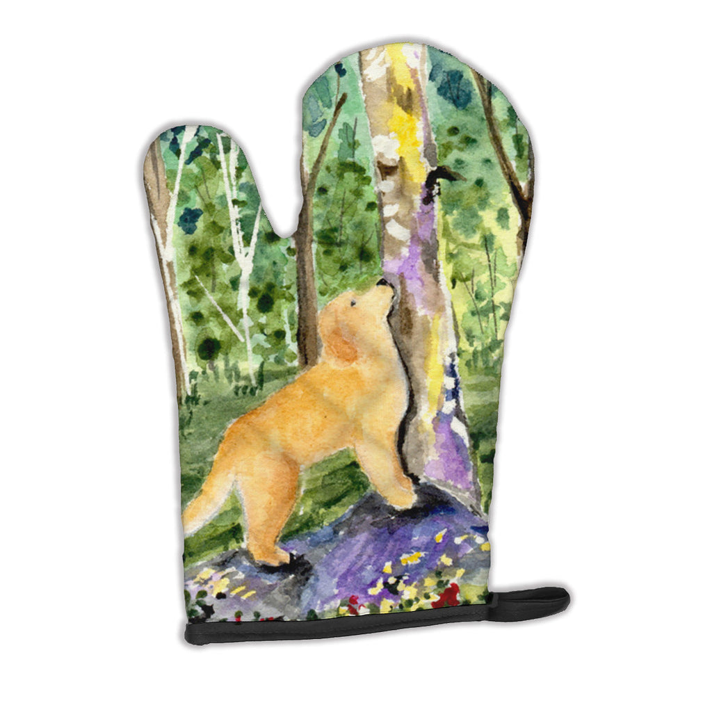 Golden Retriever Oven Mitt Heat Resistant Thick Oven Mitt for Hot Pans and Oven, Kitchen Mitt Protect Hands, Cooking Baking Glove