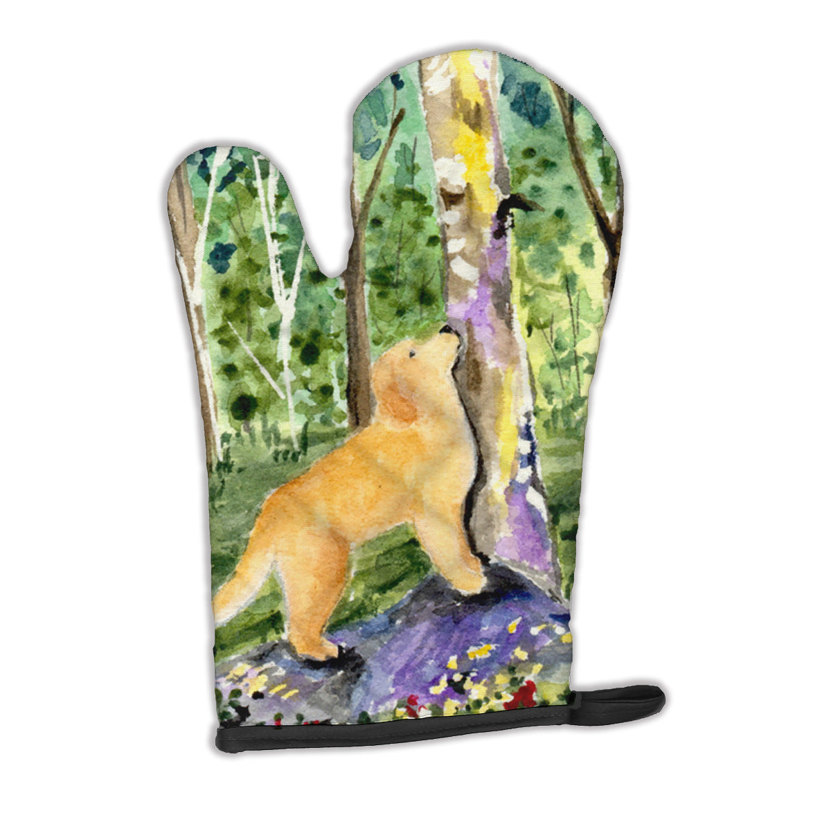 Golden Retriever Oven Mitt Heat Resistant Thick Oven Mitt for Hot Pans and Oven, Kitchen Mitt Protect Hands, Cooking Baking Glove