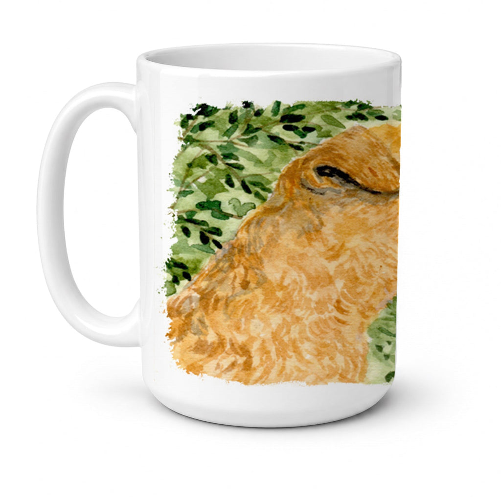 Lakeland Terrier Ceramic Coffee Mug 15 oz Decorative Large C Handle Mug Cup for Tea, Cocoa Hot Chocolate