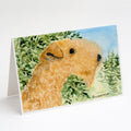 Lakeland Terrier Greeting Cards Pack of 8 Blank Cards with Envelopes Whimsical A7 Size 5x7