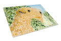 Lakeland Terrier Cutting Board Tempered Glass Kitchen Cutting Surface, Heat Resistant Chopping, Non-Slip Feet, Food Prep & Serving