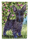 Scottish Terrier House Flag 28x40 Porch Sleeve Pole Decorative Outside Yard Banner Artwork Wall Hanging, Polyester