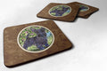 Scottish Terrier Foam Coasters Set of 4 Cup Coasters for Indoor Outdoor, Tabletop Protection, Anti Slip, Mouse pad Material