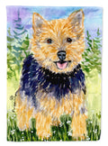 Norwich Terrier House Flag 28x40 Porch Sleeve Pole Decorative Outside Yard Banner Artwork Wall Hanging, Polyester