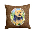 Norwich Terrier Decorative Throw Pillow 14x14 Indoor Outdoor Accent Cushion, Fabric Cover with Insert for Sofa, Bed, Porch & Living Room