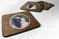 Papillon Foam Coasters Set of 4 Cup Coasters for Indoor Outdoor, Tabletop Protection, Anti Slip, Mouse pad Material