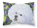 Bichon Frise Standard Pillowcase Lightweight Super Soft Easy Care Decorative Artwork Pillowcase, Standard