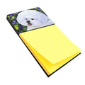 Bichon Frise Watercolor Sticky Note Holder Refillable Dispenser Desk Accessory 3x3 Pad Gift