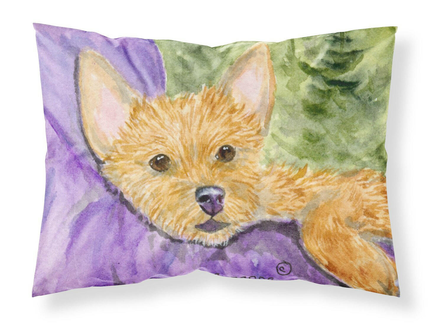 Norwich Terrier Standard Pillowcase Lightweight Super Soft Easy Care Decorative Artwork Pillowcase, Standard