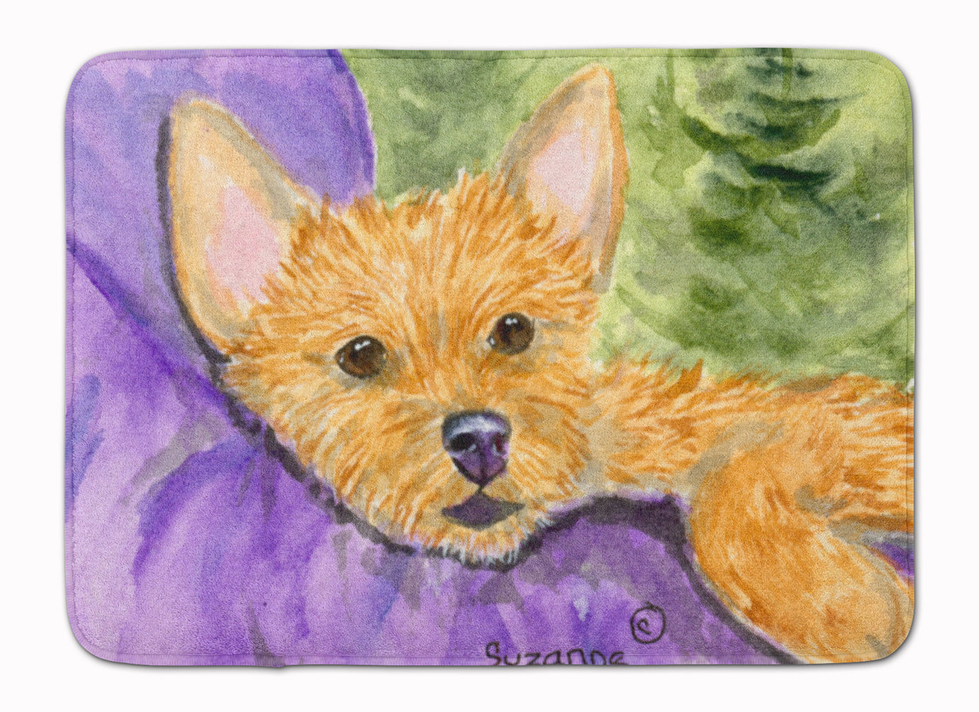 Norwich Terrier Memory Foam Kitchen Mat Machine Washable Anti-Fatigue Cushion Comfort Bath or Kitchen Rug