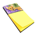 Norwich Terrier Watercolor Sticky Note Holder Refillable Dispenser Desk Accessory 3x3 Pad Gift