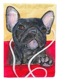 French Bulldog House Flag 28x40 Porch Sleeve Pole Decorative Outside Yard Banner Artwork Wall Hanging, Polyester