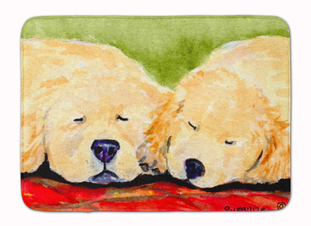 Golden Retriever Memory Foam Kitchen Mat Machine Washable Anti-Fatigue Cushion Comfort Bath or Kitchen Rug