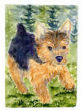 Norwich Terrier House Flag 28x40 Porch Sleeve Pole Decorative Outside Yard Banner Artwork Wall Hanging, Polyester