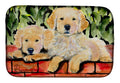 Golden Retriever Dish Drying Mat Absorbent Dish Drying Mat Pad for Kitchen Counter Dish Drainer Mat for Countertop, 14 x 21", Multicolor