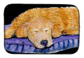 Golden Retriever Dish Drying Mat Absorbent Dish Drying Mat Pad for Kitchen Counter Dish Drainer Mat for Countertop, 14 x 21", Multicolor