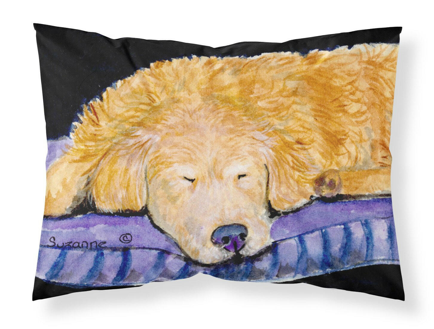 Golden Retriever Standard Pillowcase Lightweight Super Soft Easy Care Decorative Artwork Pillowcase, Standard