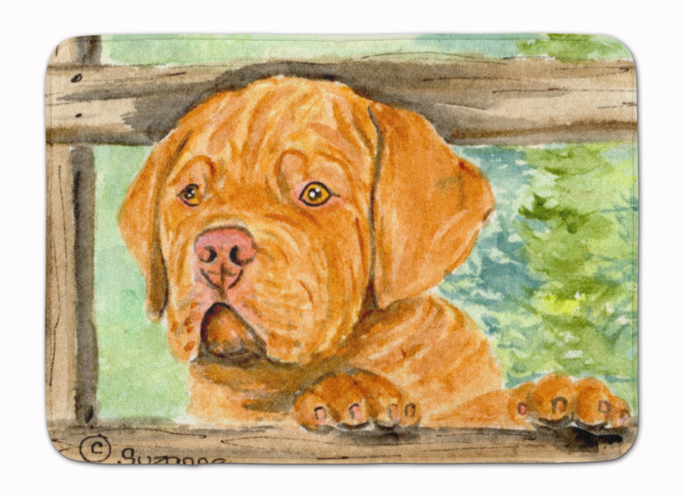 Dogue de Bordeaux Memory Foam Kitchen Mat Machine Washable Anti-Fatigue Cushion Comfort Bath or Kitchen Rug