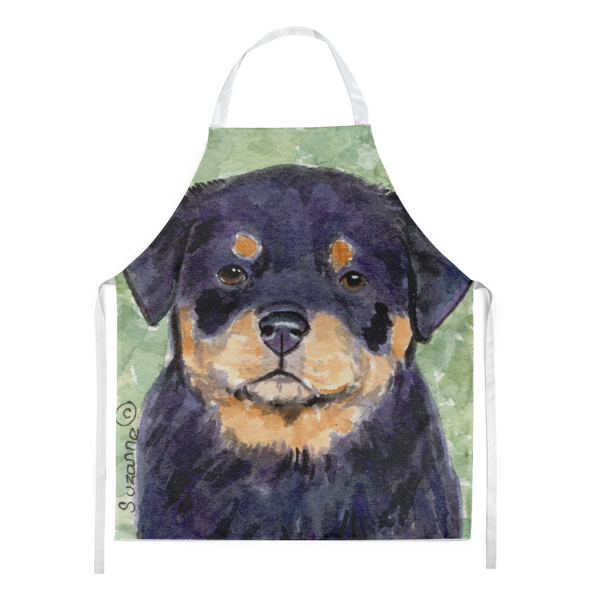 Rottweiler Apron Cooking Kitchen Server Baking Crafts Gardening for Adult Women Men, Unisex, Large, Multicolor