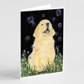 Golden Retriever Greeting Cards Pack of 8 Blank Cards with Envelopes Whimsical A7 Size 5x7
