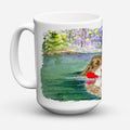 Springer Spaniel Ceramic Coffee Mug 15 oz Decorative Large C Handle Mug Cup for Tea, Cocoa Hot Chocolate
