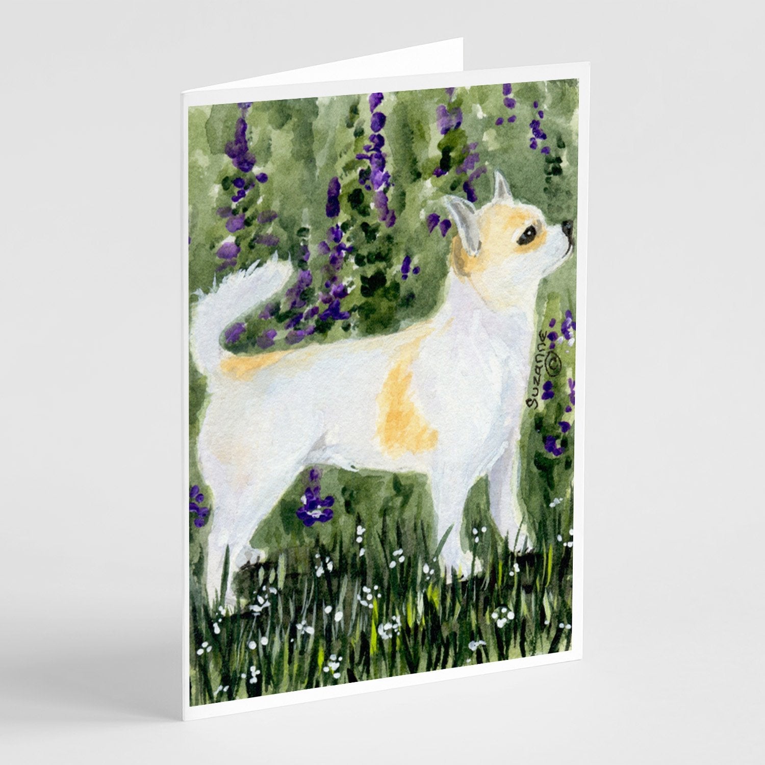 Chihuahua Greeting Cards Pack of 8 Blank Cards with Envelopes Whimsical A7 Size 5x7