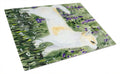 Chihuahua Cutting Board Tempered Glass Kitchen Cutting Surface, Heat Resistant Chopping, Non-Slip Feet, Food Prep & Serving