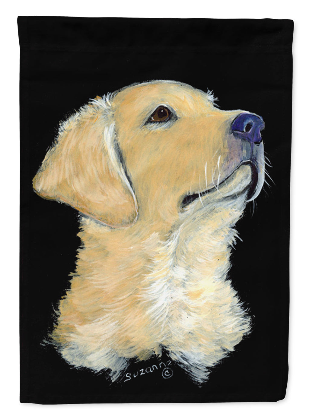 Golden Retriever House Flag 28x40 Porch Sleeve Pole Decorative Outside Yard Banner Artwork Wall Hanging, Polyester