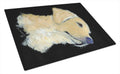 Golden Retriever Cutting Board Tempered Glass Kitchen Cutting Surface, Heat Resistant Chopping, Non-Slip Feet, Food Prep & Serving
