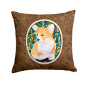 Corgi Decorative Throw Pillow 14x14 Indoor Outdoor Accent Cushion, Fabric Cover with Insert for Sofa, Bed, Porch & Living Room