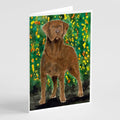 Chesapeake Bay Retriever Greeting Cards Pack of 8 Blank Cards with Envelopes Whimsical A7 Size 5x7