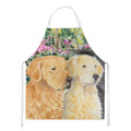 Golden Retriever Apron Cooking Kitchen Server Baking Crafts Gardening for Adult Women Men, Unisex, Large, Multicolor