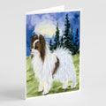 Papillon Greeting Cards Pack of 8 Blank Cards with Envelopes Whimsical A7 Size 5x7