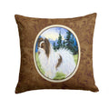Papillon Decorative Throw Pillow 14x14 Indoor Outdoor Accent Cushion, Fabric Cover with Insert for Sofa, Bed, Porch & Living Room