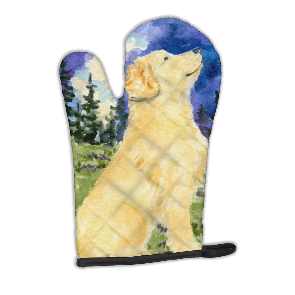 Golden Retriever Oven Mitt Heat Resistant Thick Oven Mitt for Hot Pans and Oven, Kitchen Mitt Protect Hands, Cooking Baking Glove