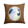 Great Pyrenees Decorative Throw Pillow 14x14 Indoor Outdoor Accent Cushion, Fabric Cover with Insert for Sofa, Bed, Porch & Living Room