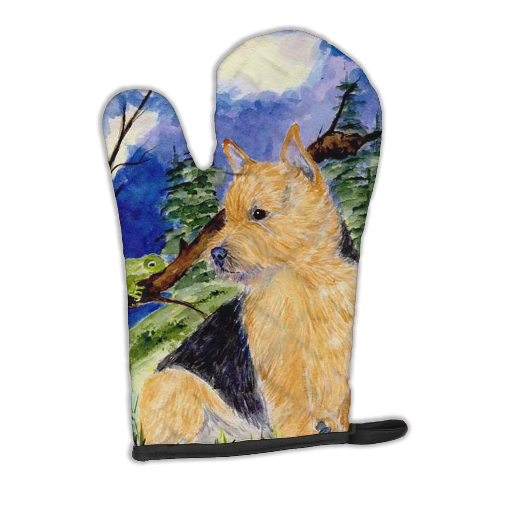 Norwich Terrier Oven Mitt Heat Resistant Thick Oven Mitt for Hot Pans and Oven, Kitchen Mitt Protect Hands, Cooking Baking Glove
