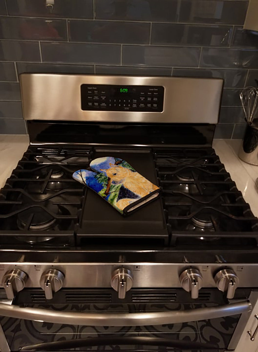 Norwich Terrier Oven Mitt Heat Resistant Thick Oven Mitt for Hot Pans and Oven, Kitchen Mitt Protect Hands, Cooking Baking Glove