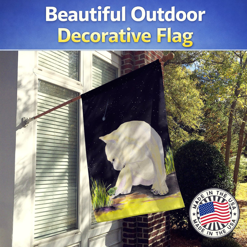 French Bulldog House Flag 28x40 Porch Sleeve Pole Decorative Outside Yard Banner Artwork Wall Hanging, Polyester