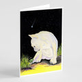 French Bulldog Greeting Cards Pack of 8 Blank Cards with Envelopes Whimsical A7 Size 5x7