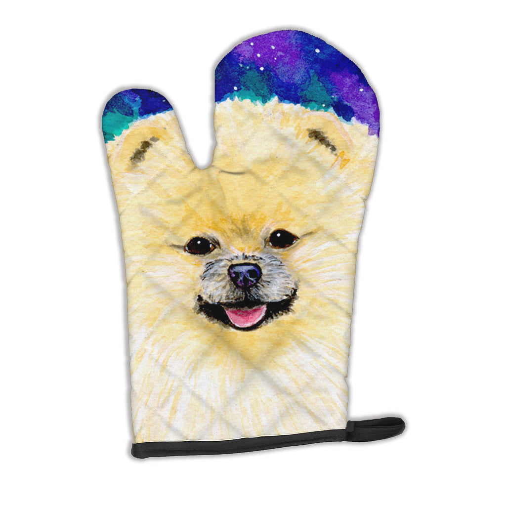 Pomeranian Oven Mitt Heat Resistant Thick Oven Mitt for Hot Pans and Oven, Kitchen Mitt Protect Hands, Cooking Baking Glove