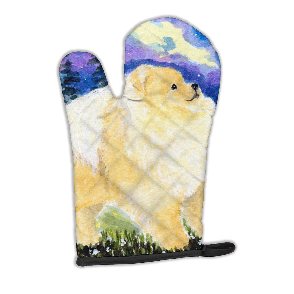 Pomeranian Oven Mitt Heat Resistant Thick Oven Mitt for Hot Pans and Oven, Kitchen Mitt Protect Hands, Cooking Baking Glove