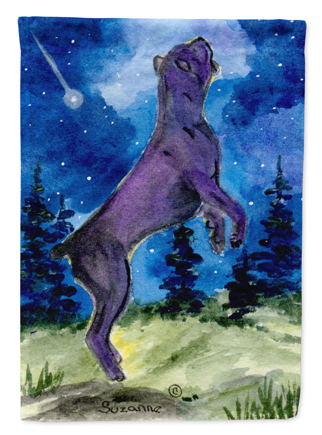 Cane Corso House Flag 28x40 Porch Sleeve Pole Decorative Outside Yard Banner Artwork Wall Hanging, Polyester