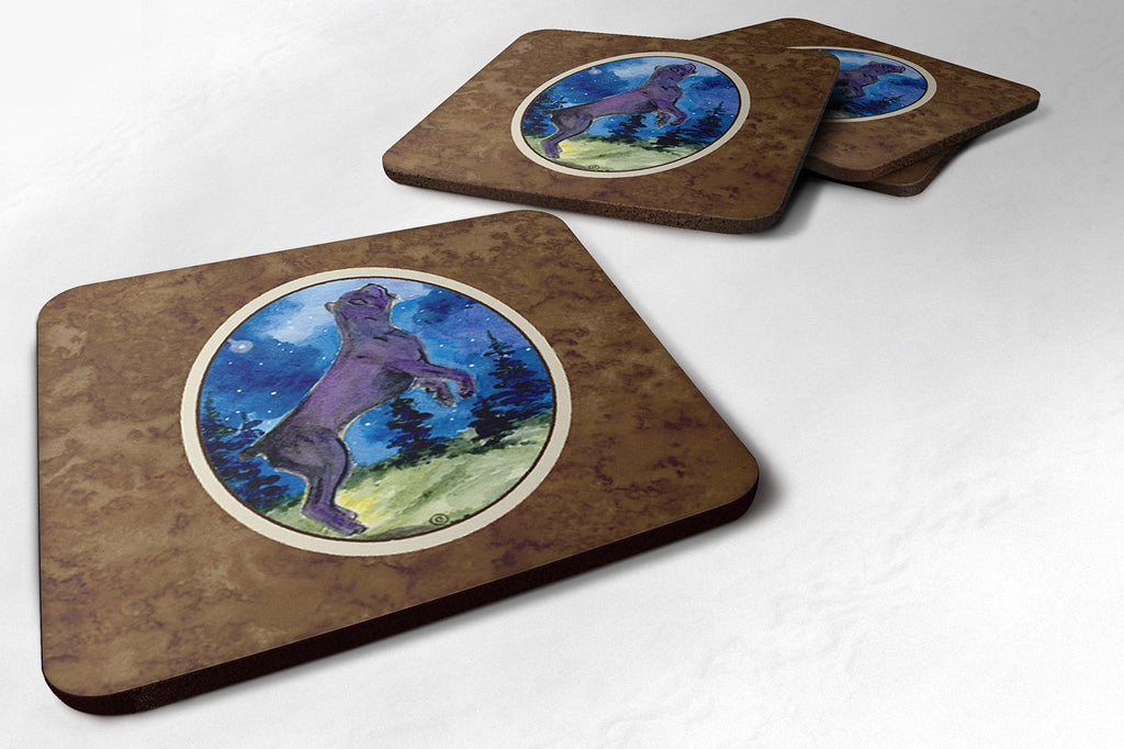 Cane Corso Foam Coasters Set of 4 Cup Coasters for Indoor Outdoor, Tabletop Protection, Anti Slip, Mouse pad Material
