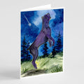Cane Corso Greeting Cards Pack of 8 Blank Cards with Envelopes Whimsical A7 Size 5x7