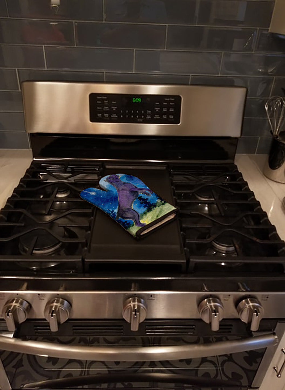 Cane Corso Oven Mitt Heat Resistant Thick Oven Mitt for Hot Pans and Oven, Kitchen Mitt Protect Hands, Cooking Baking Glove
