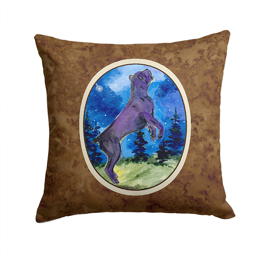 Cane Corso Decorative Throw Pillow 14x14 Indoor Outdoor Accent Cushion, Fabric Cover with Insert for Sofa, Bed, Porch & Living Room